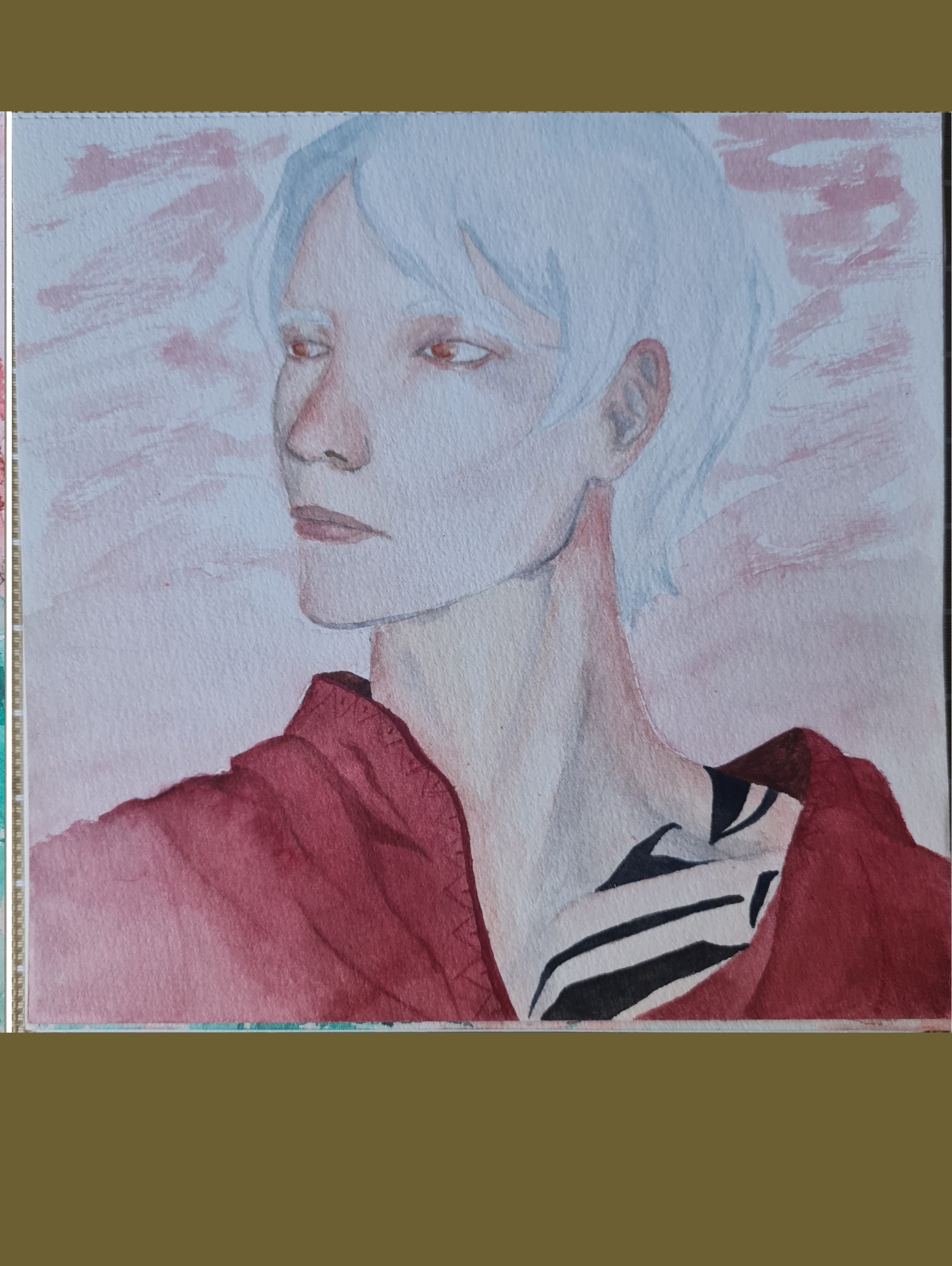 watercolor art zed league of legends lol shadow master yanlei