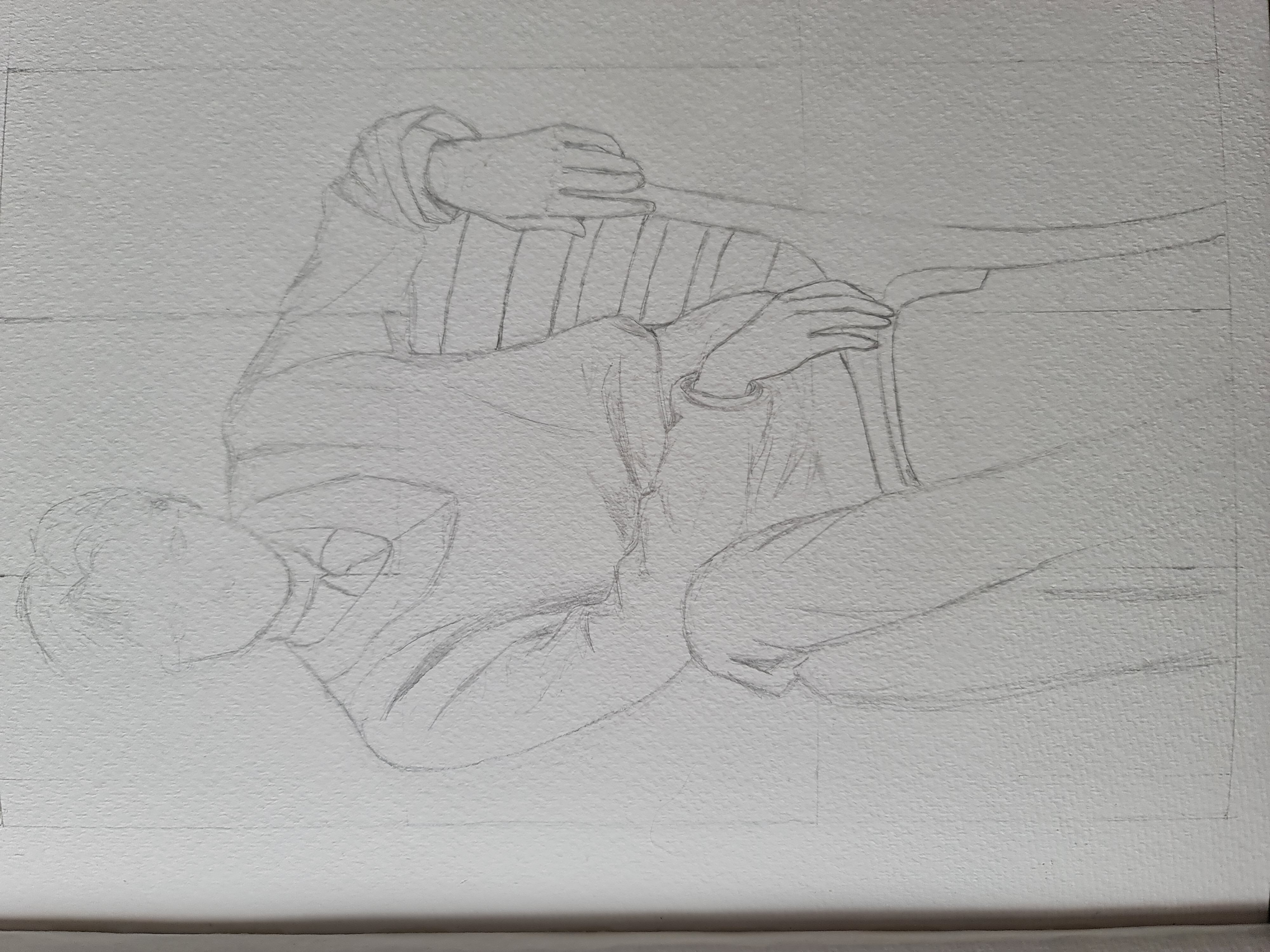 drawing pencil sketch draw sitting man chair